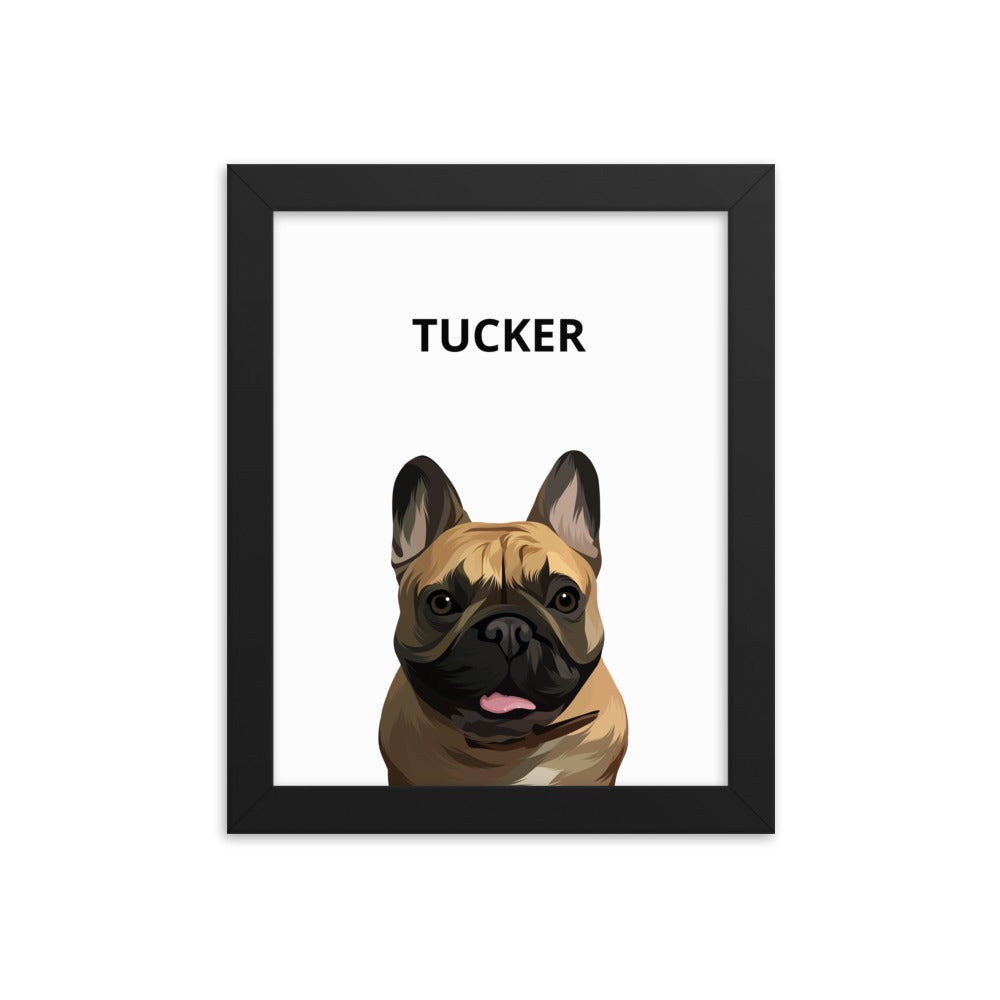 Custom Framed Pet Portraits